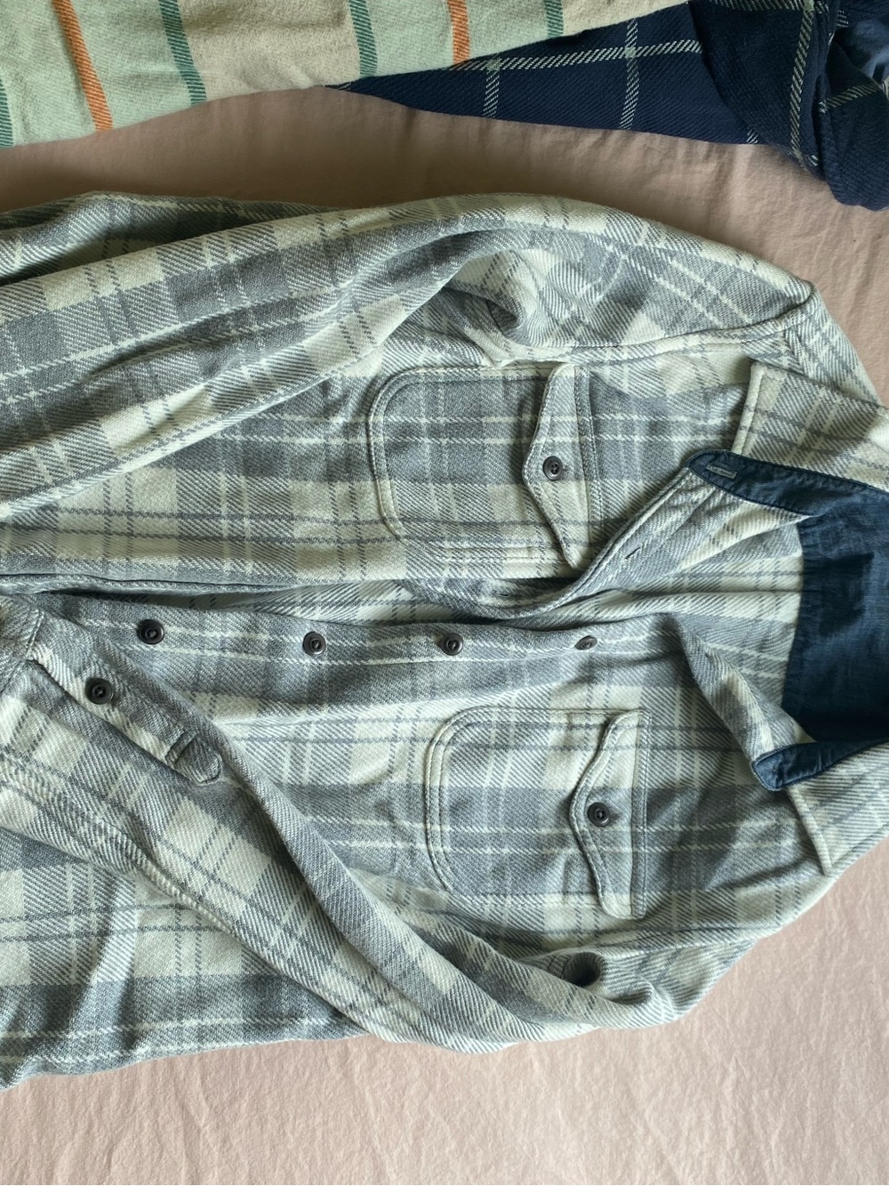 Plaid Button Up Set - Picture 4 of 4